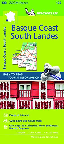 Basque Coast - South Landes Map 133 (Michelin Zoom France, 133, Band 133) von TRAVEL HOUSE MEDIA